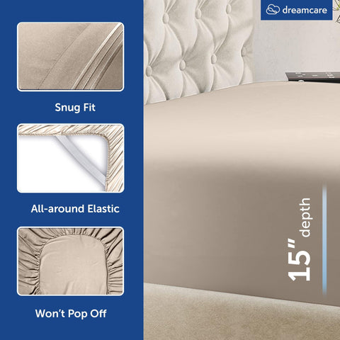 DREAMCARE sheets demonstrate durable, fade-resistant color and easy care