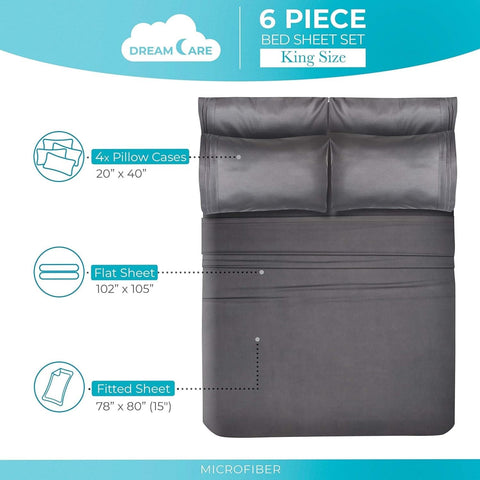 DreamCare fitted sheet side pocket keeps essentials within reach.