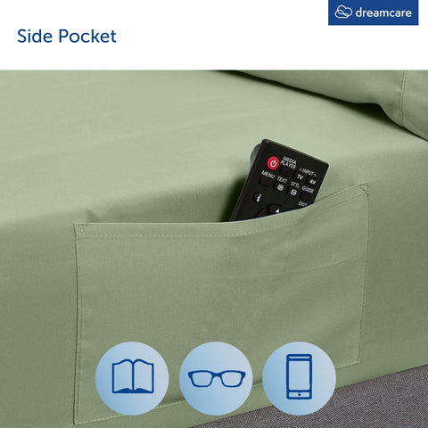 DREAMCARE soft 100% brushed microfiber feels silky and durable
