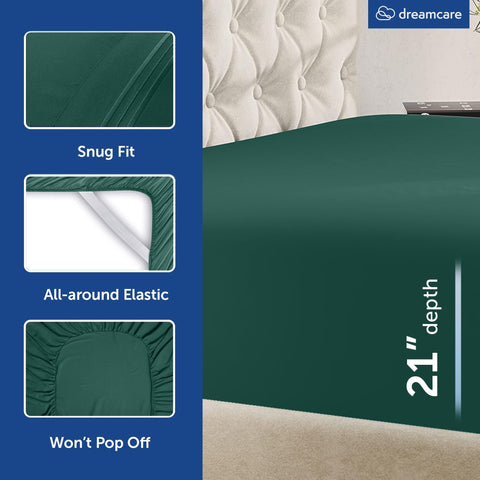 DREAMCARE sheets resist wrinkles and fading for long-lasting quality