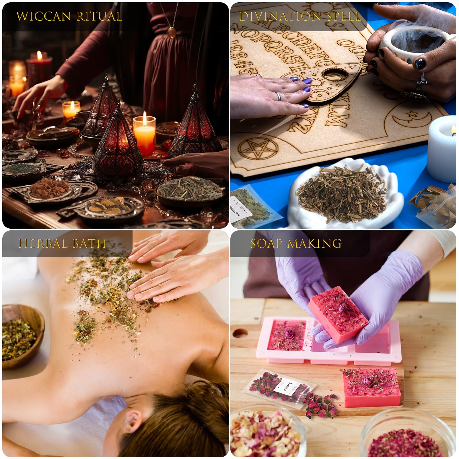 DreamdaMoonnly basil, mint, and cinnamon blend to attract prosperity and opportunities.