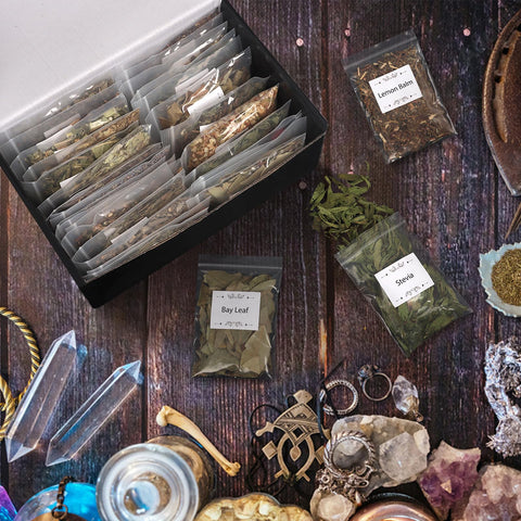 DreamdaMoonnly sage, rosemary, and mugwort bundle for cleansing and protection rituals.