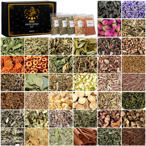 DreamdaMoonnly witchcraft herbs kit offers ritual-ready dried herbs for spellcraft.