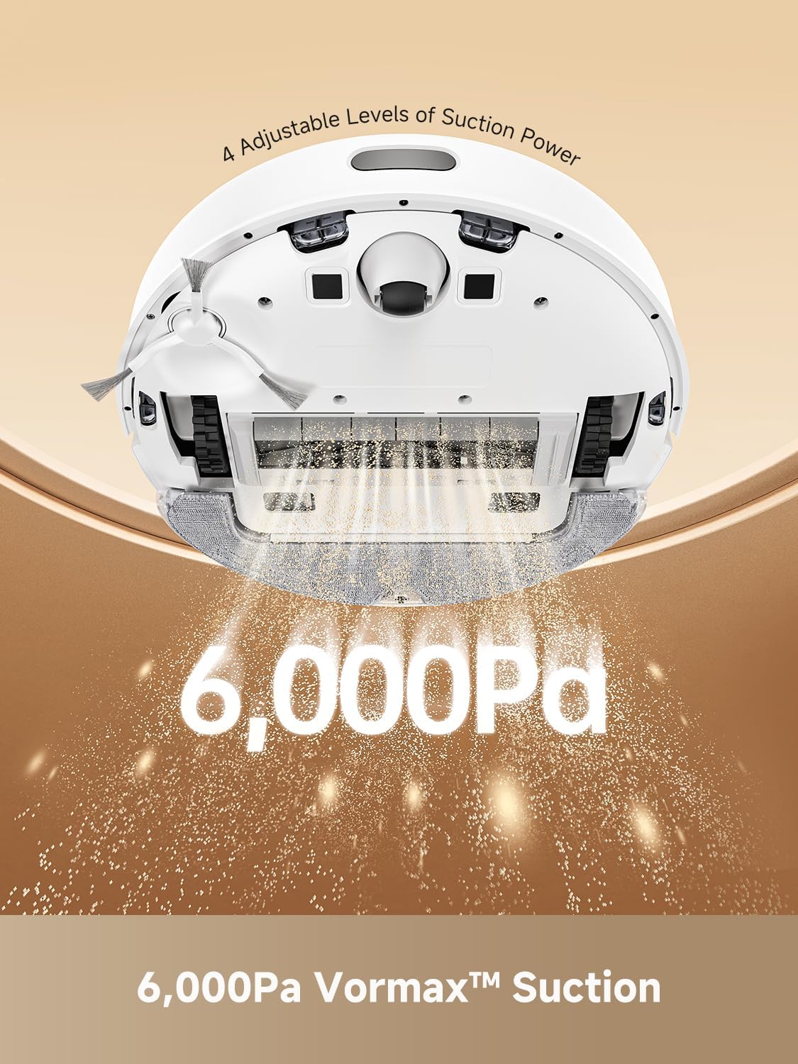 DREAME D10 Plus Gen 2 robot-mopping with adjustable water flow