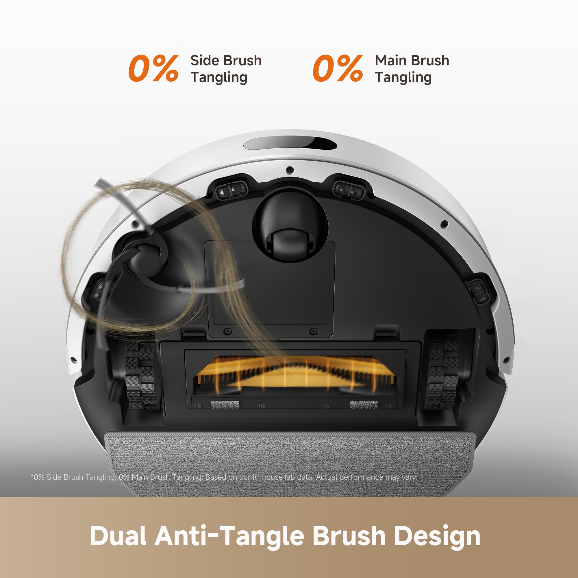 DREAME D20 Air Plus 4L dust bag powers long hands-free use.
