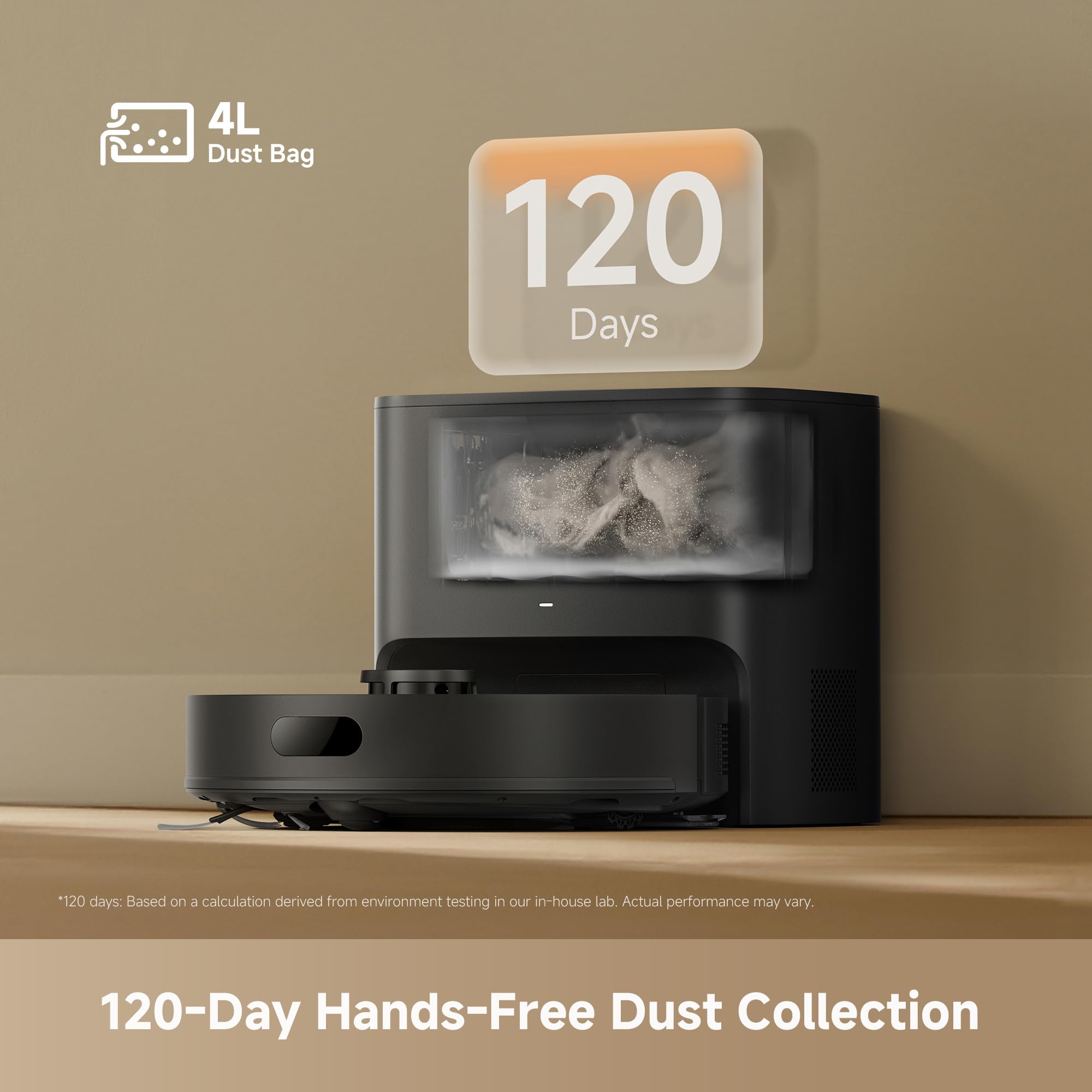 DREAME D20 Air Plus edge-to-corner cleaning reaches tight corners for thorough coverage.