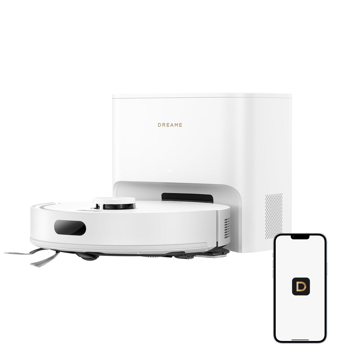 DREAME D20 Air Plus robot vacuum with strong suction for deep cleaning.