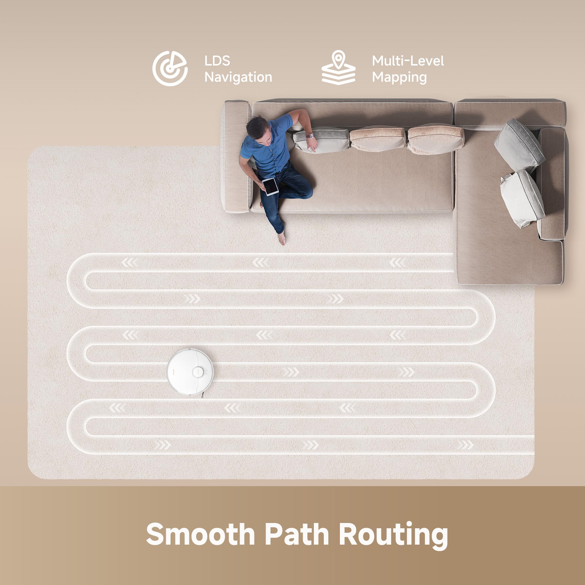 DREAME D20 Plus app and voice control for convenient starts.