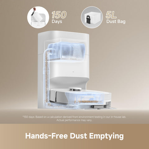 DREAME D20 Plus DuoBrush tackles pet hair on floors and carpets.