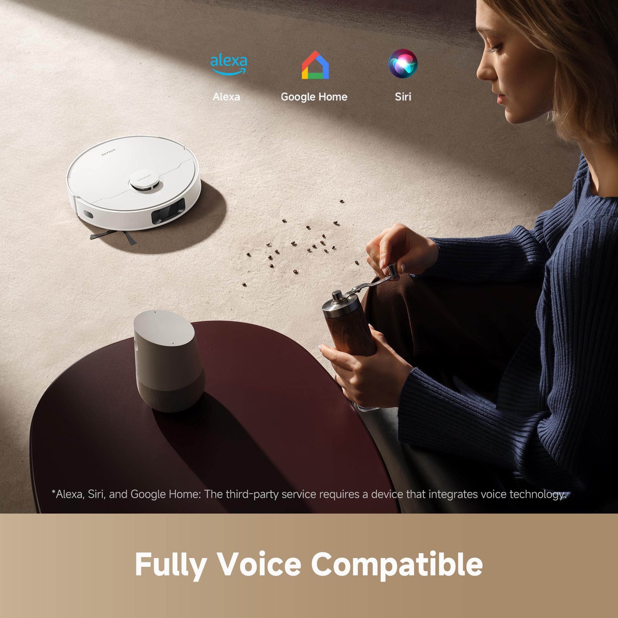 DREAME D20 Plus wireless 2.4GHz setup enables reliable control.