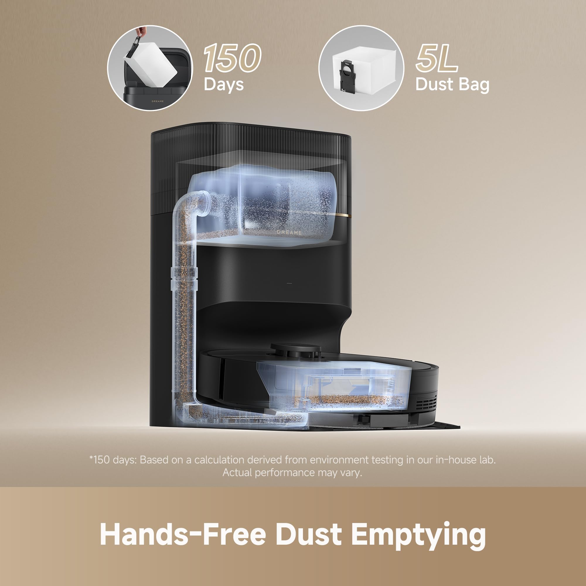 DREAME D20 Pro Plus delivers 13000Pa suction for thorough floor cleaning.