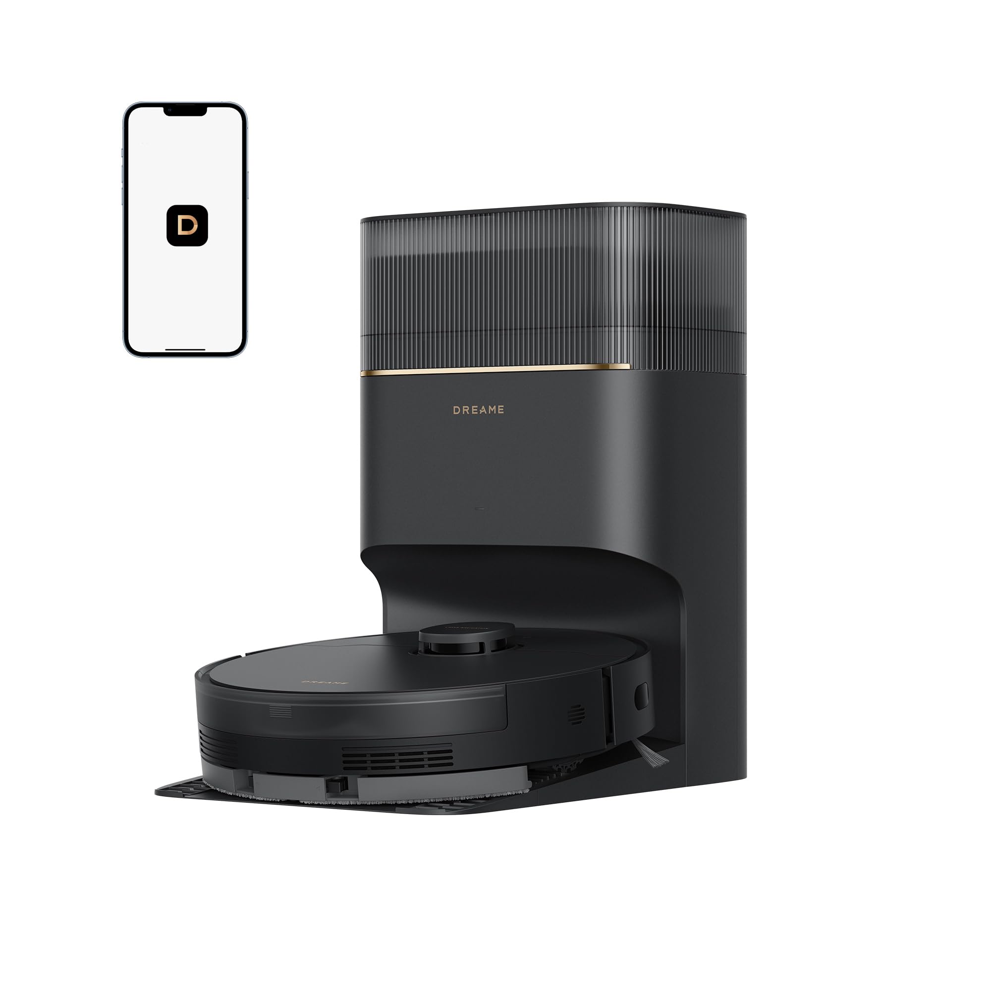 DREAME D20 Pro Plus self-emptying dust bin enables hands-free maintenance.