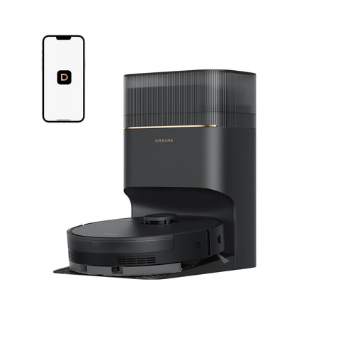 DREAME D20 Pro Plus self-emptying dust bin enables hands-free maintenance.