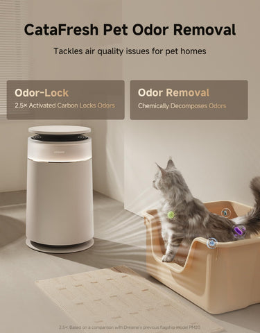 Dreame FP10-Beige Four-stage purification with HEPA screen for cleaner air
