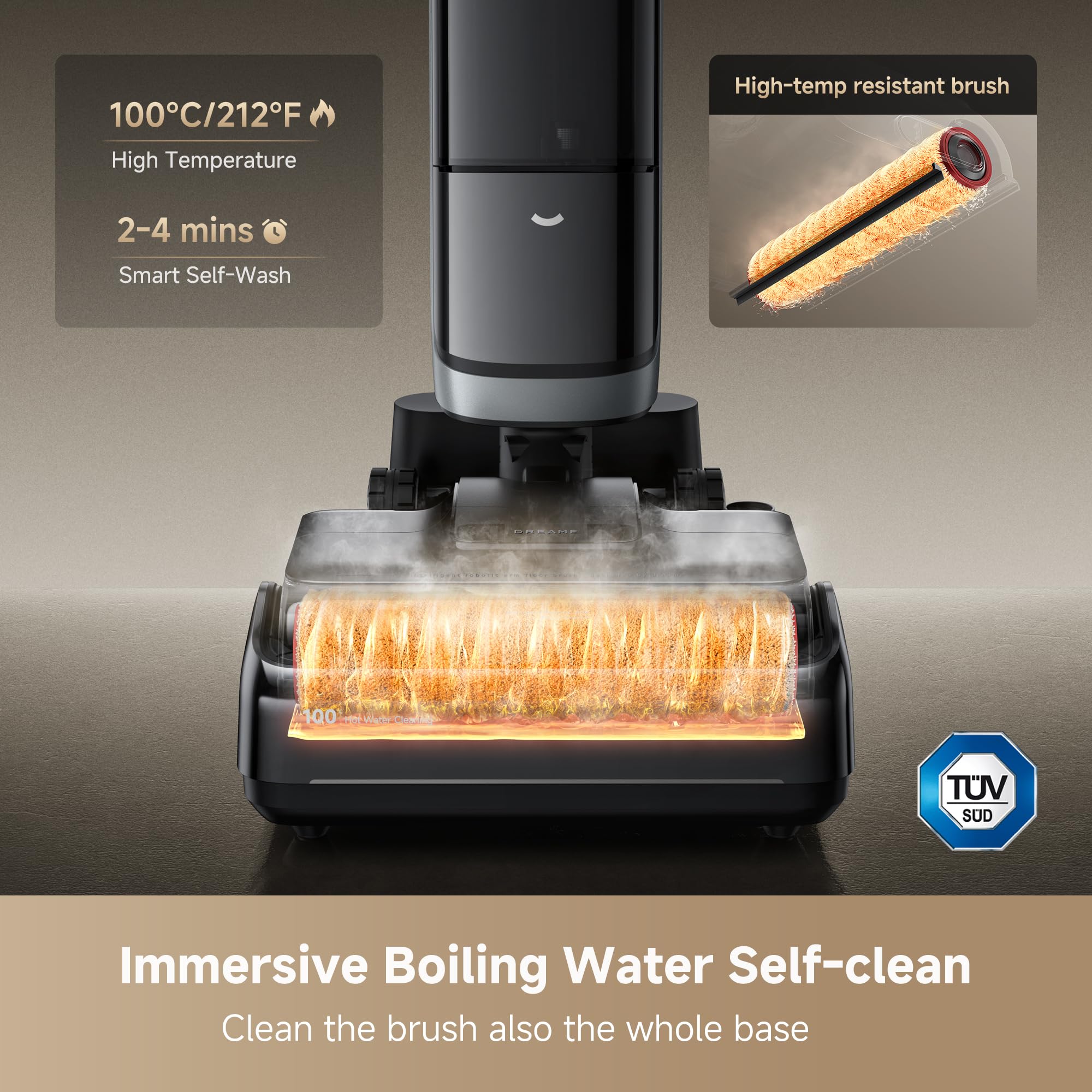 DREAME H15 Pro 22000Pa suction lifts embedded dirt from floors.