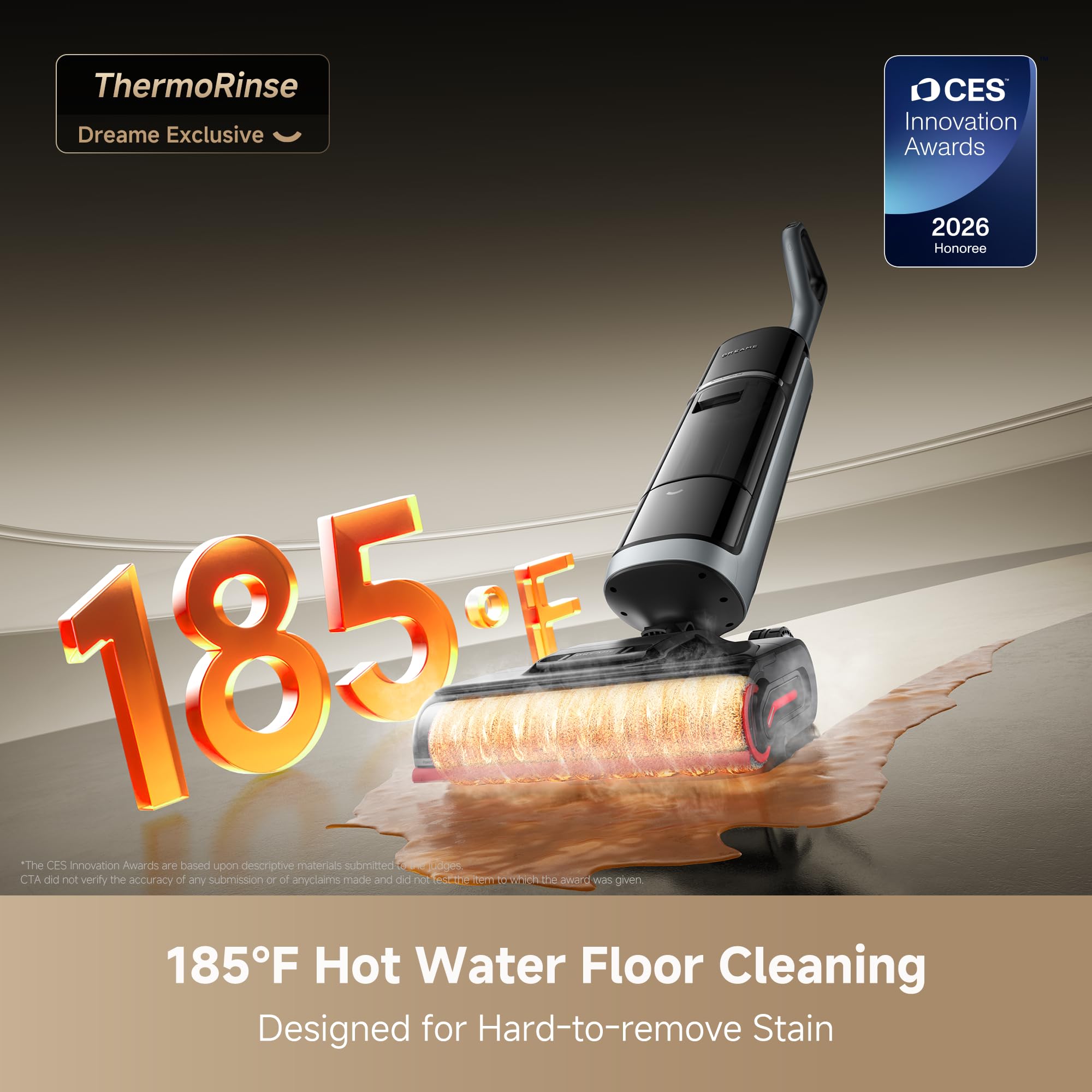 DREAME H15 Pro GlideWheel auto-clean navigation for hard-to-reach areas.