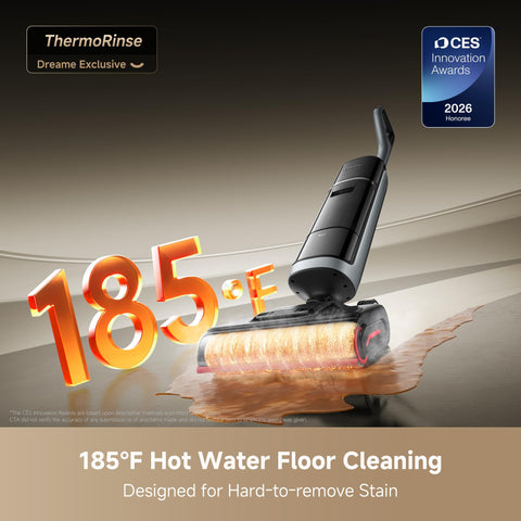 DREAME H15 Pro GlideWheel auto-clean navigation for hard-to-reach areas.