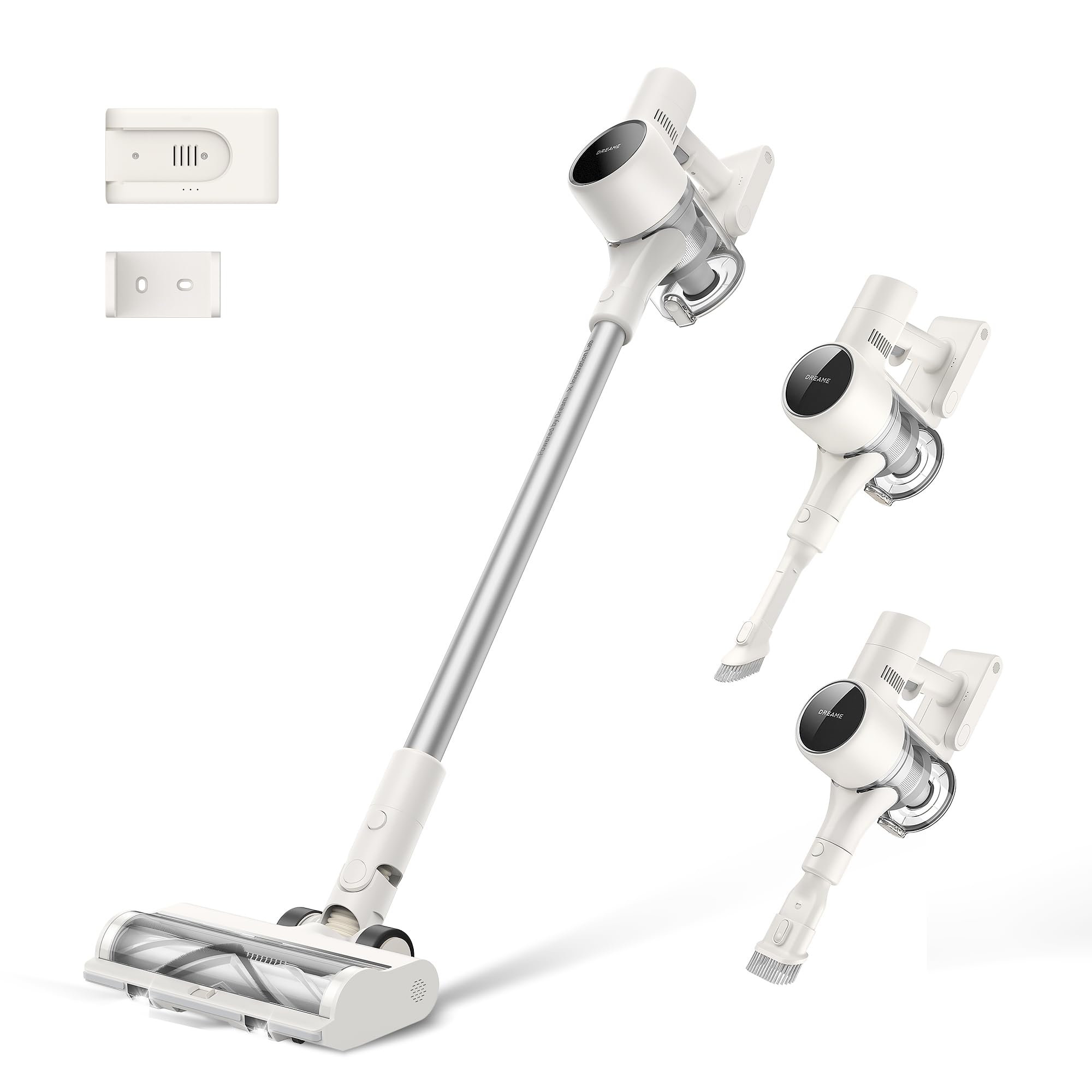 DREAME R10 Pure motor delivers strong suction for quick pickup on carpets and floors