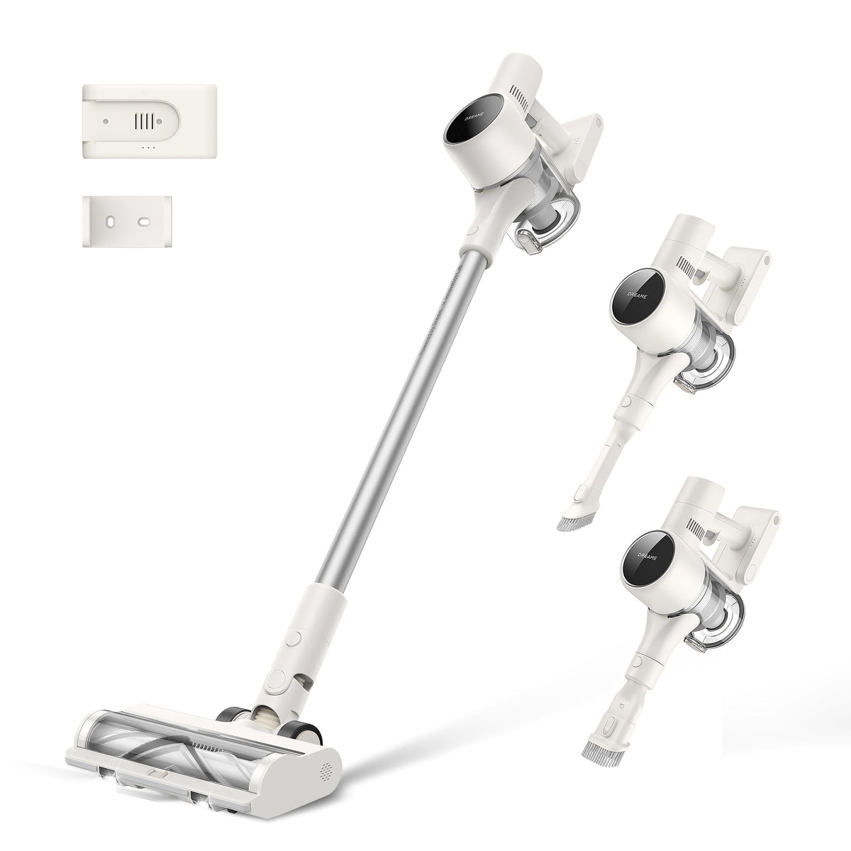 DREAME R10 Pure motor delivers strong suction for quick pickup on carpets and floors