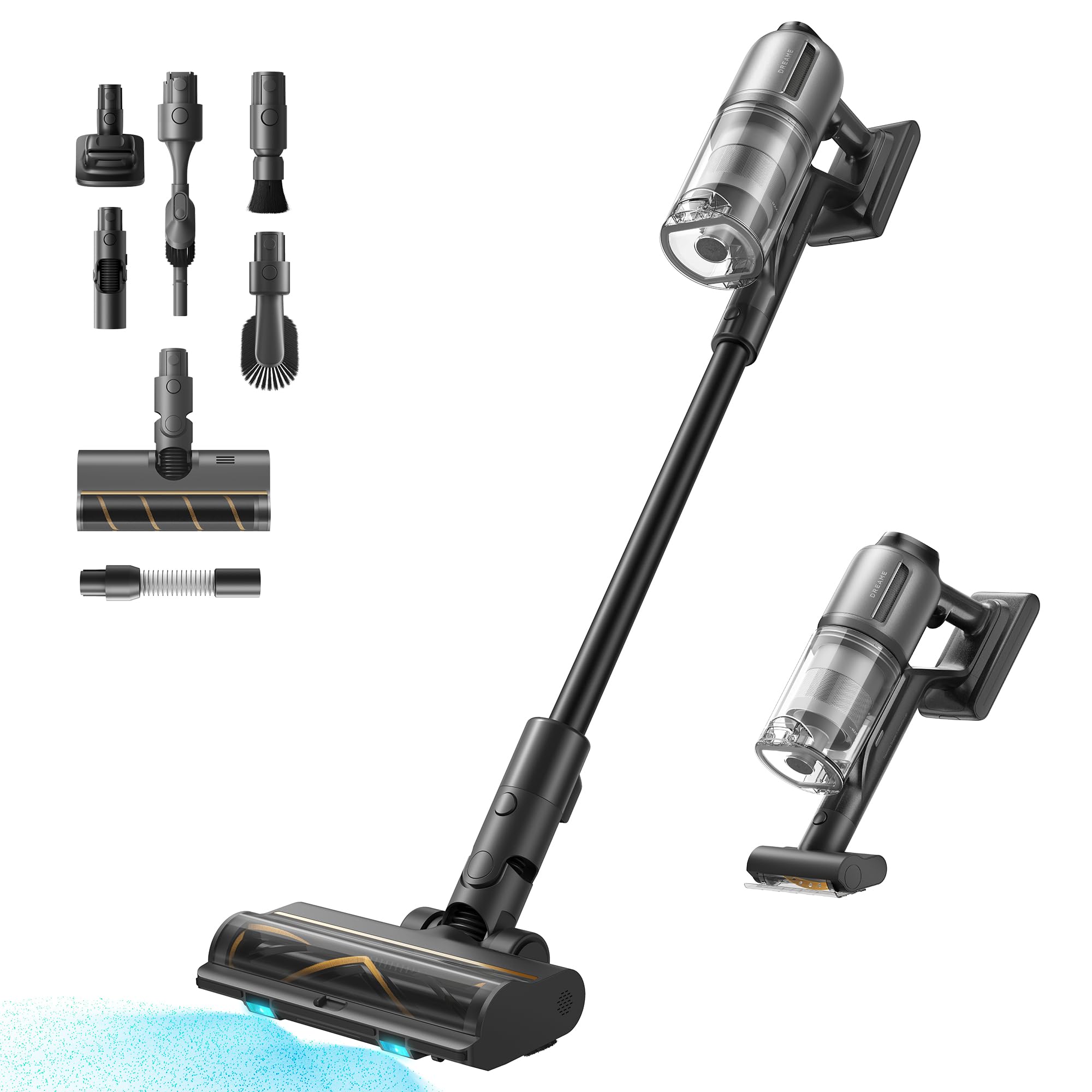 DREAME Z30 with 310AW suction powering deep cleaning on carpets and hard floors