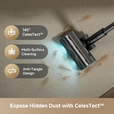 DREAME Z30 Essential HEPA filtration traps fine dust and particles.