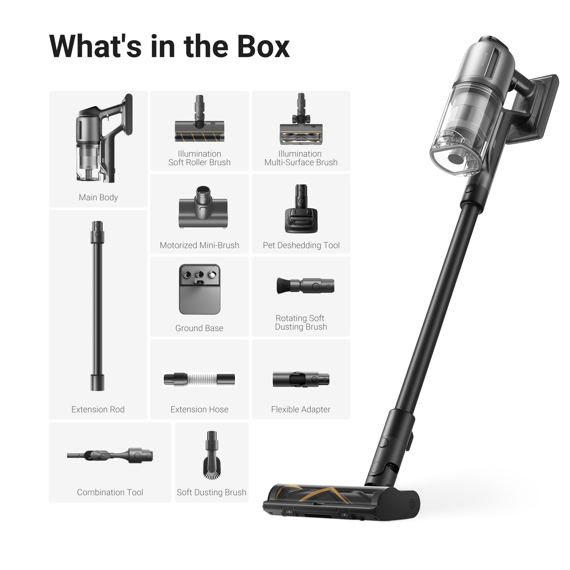 DREAME Z30 lightweight cordless design for easy handling