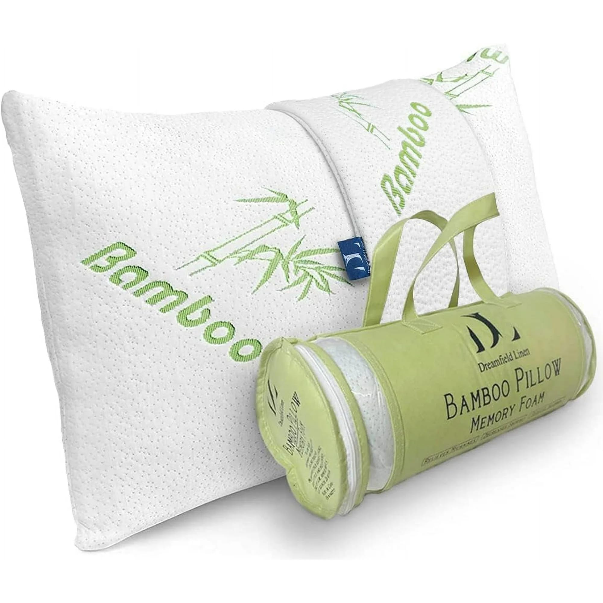 DreamField Linen bedtime-comfort pillow demonstrates enduring loft without flattening