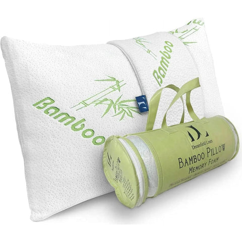 DreamField Linen bedtime-comfort pillow demonstrates enduring loft without flattening