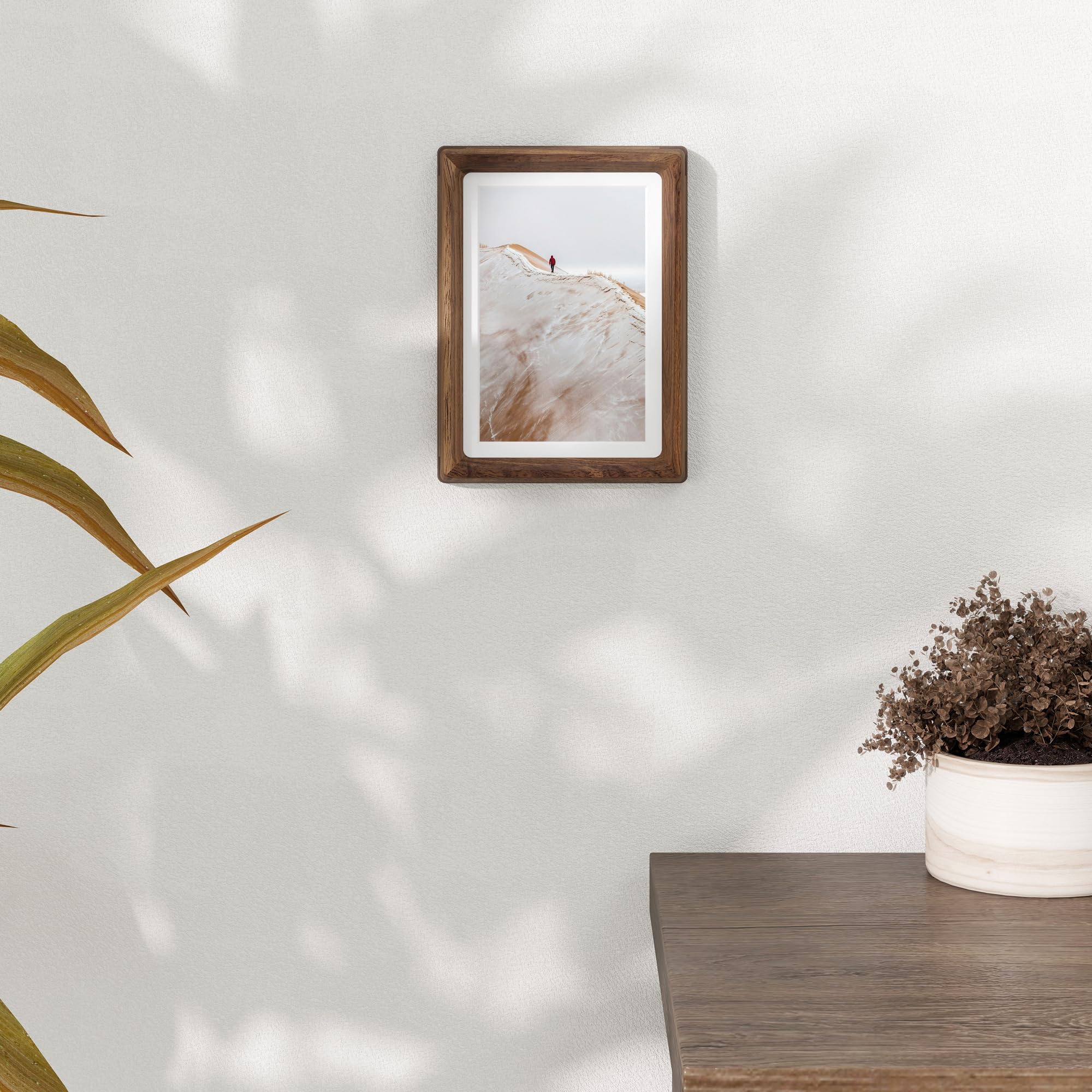 Dreamland frame with integrated hardware for easy wall mounting