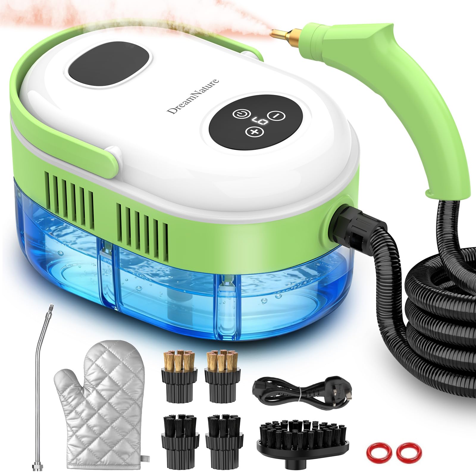 DreamNature 10-in-1 steam cleaner rapid heat for quick cleaning