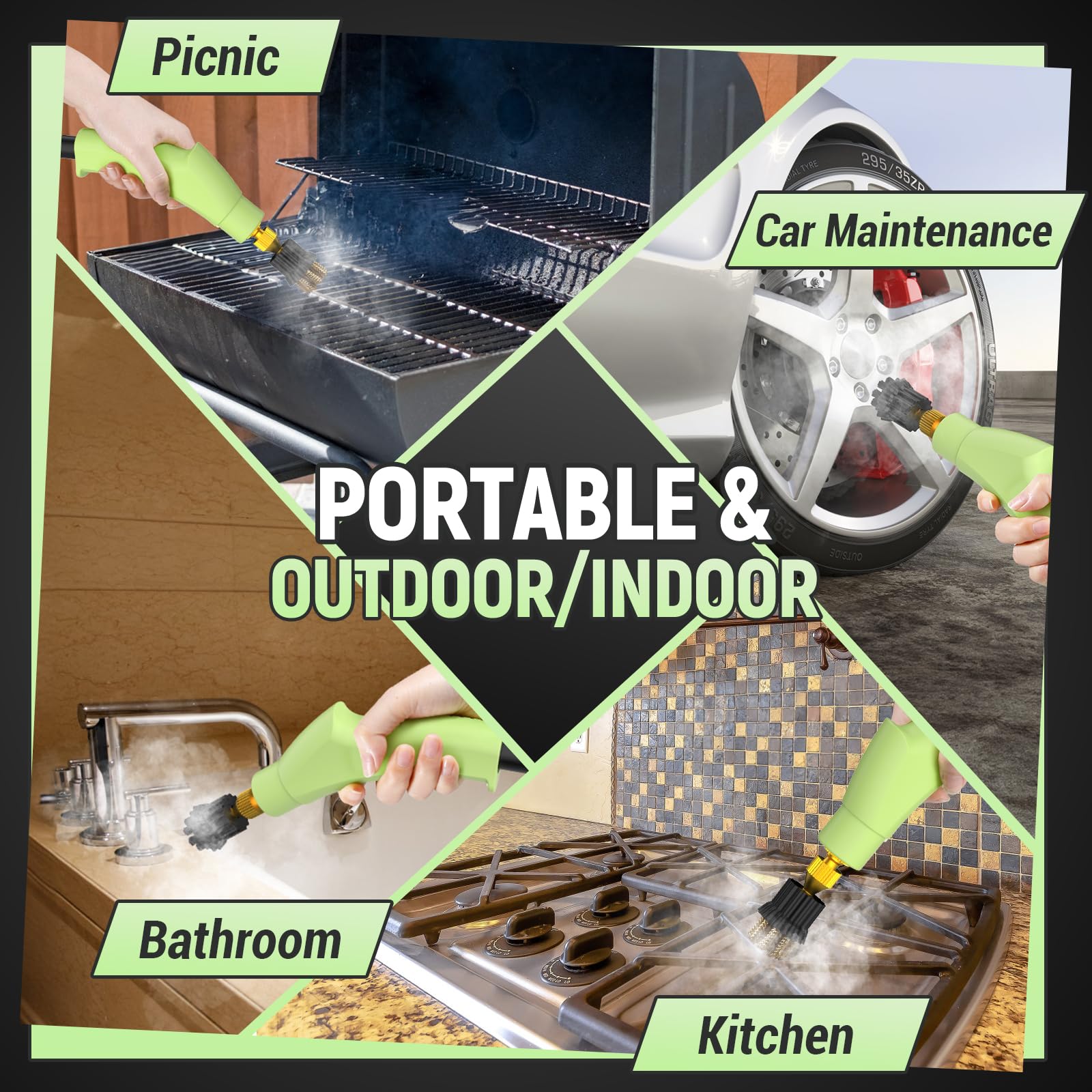 DreamNature kitchen cleaning attachment tackling grease