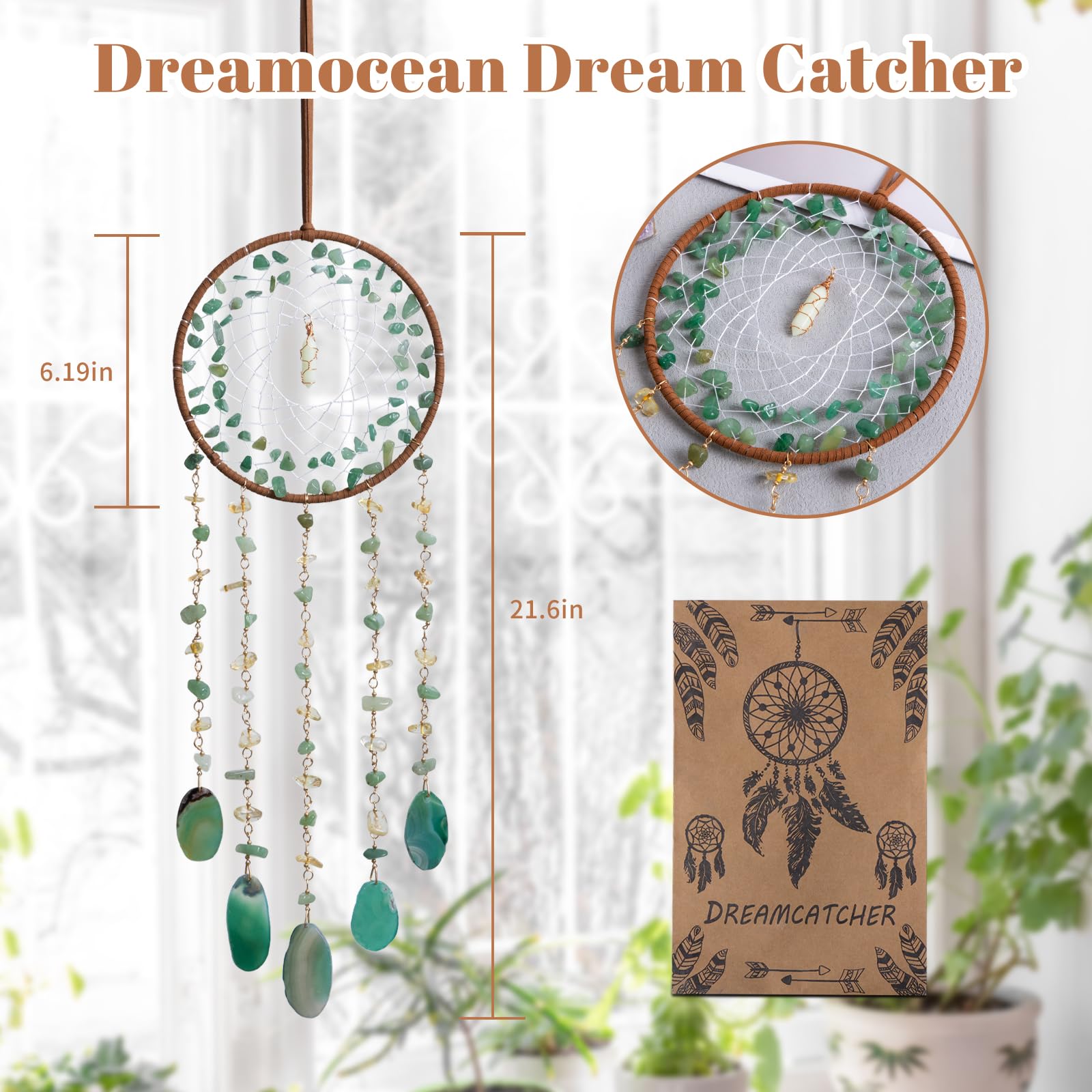 Dreamocean gift-packaged dream catcher ready for gifting