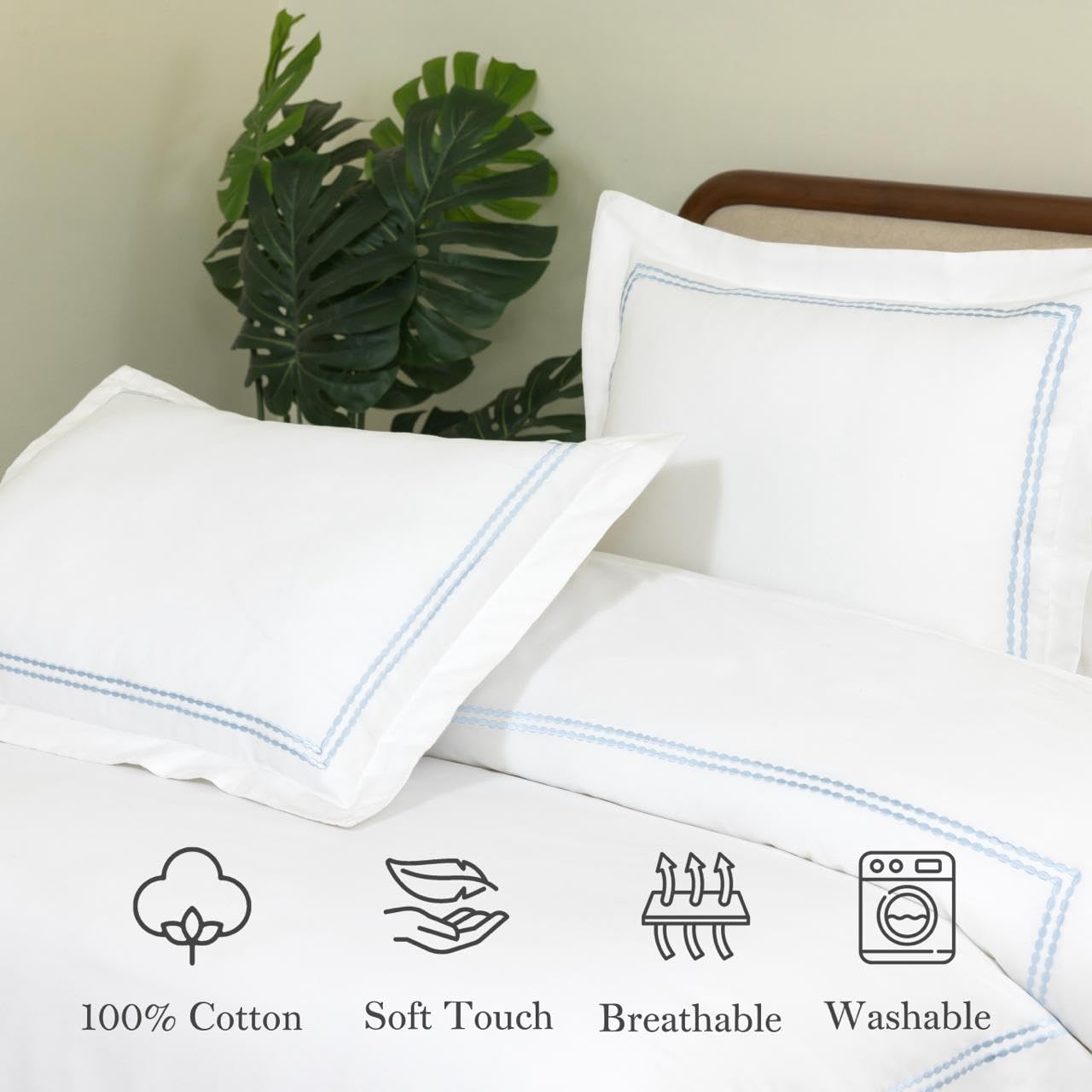 Dreamology luxury hotel quality bedding in a modern bedroom setting