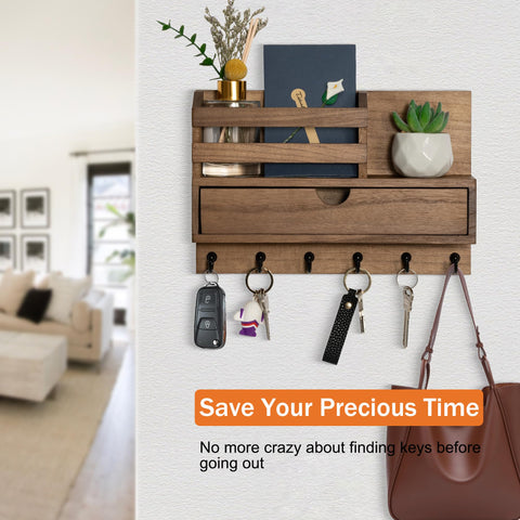 Dreampossible sturdy wall mount provides reliable hooks for daily use.