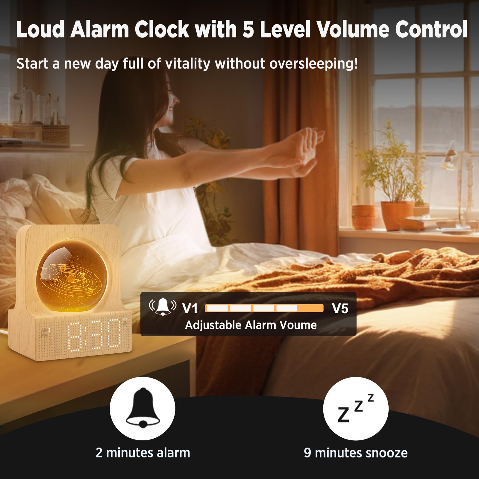 DreamSky 5-level brightness makes it suitable for any room.