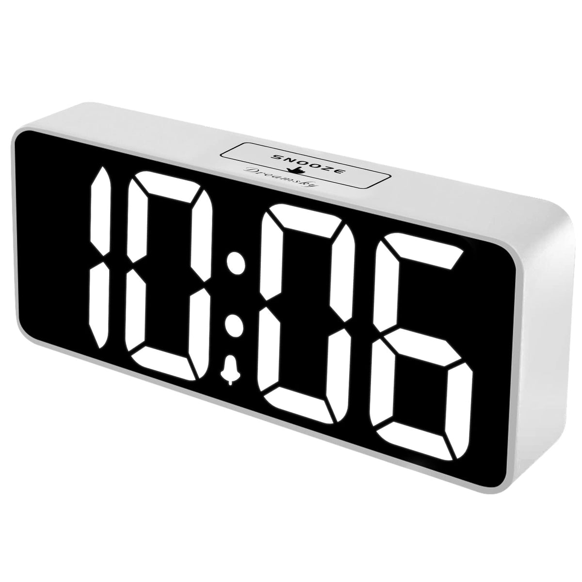DreamSky 9-inch jumbo digits display makes time easy to read from across the room.