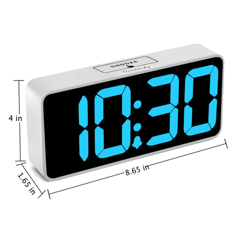 DreamSky clock is powered by DC adapter with optional backup battery.