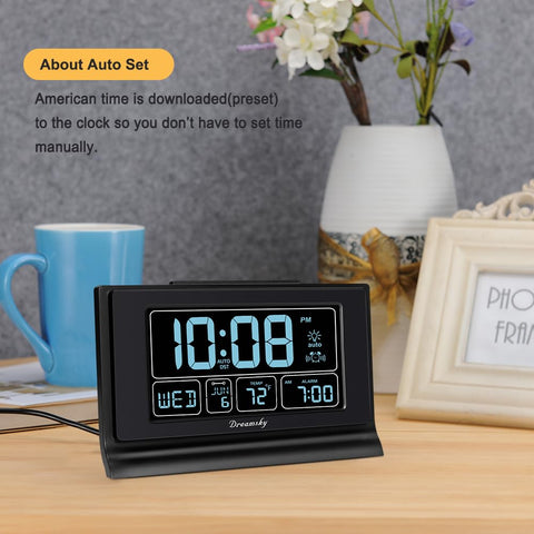 DreamSky alarm clock auto DST and time zones for accurate schedules
