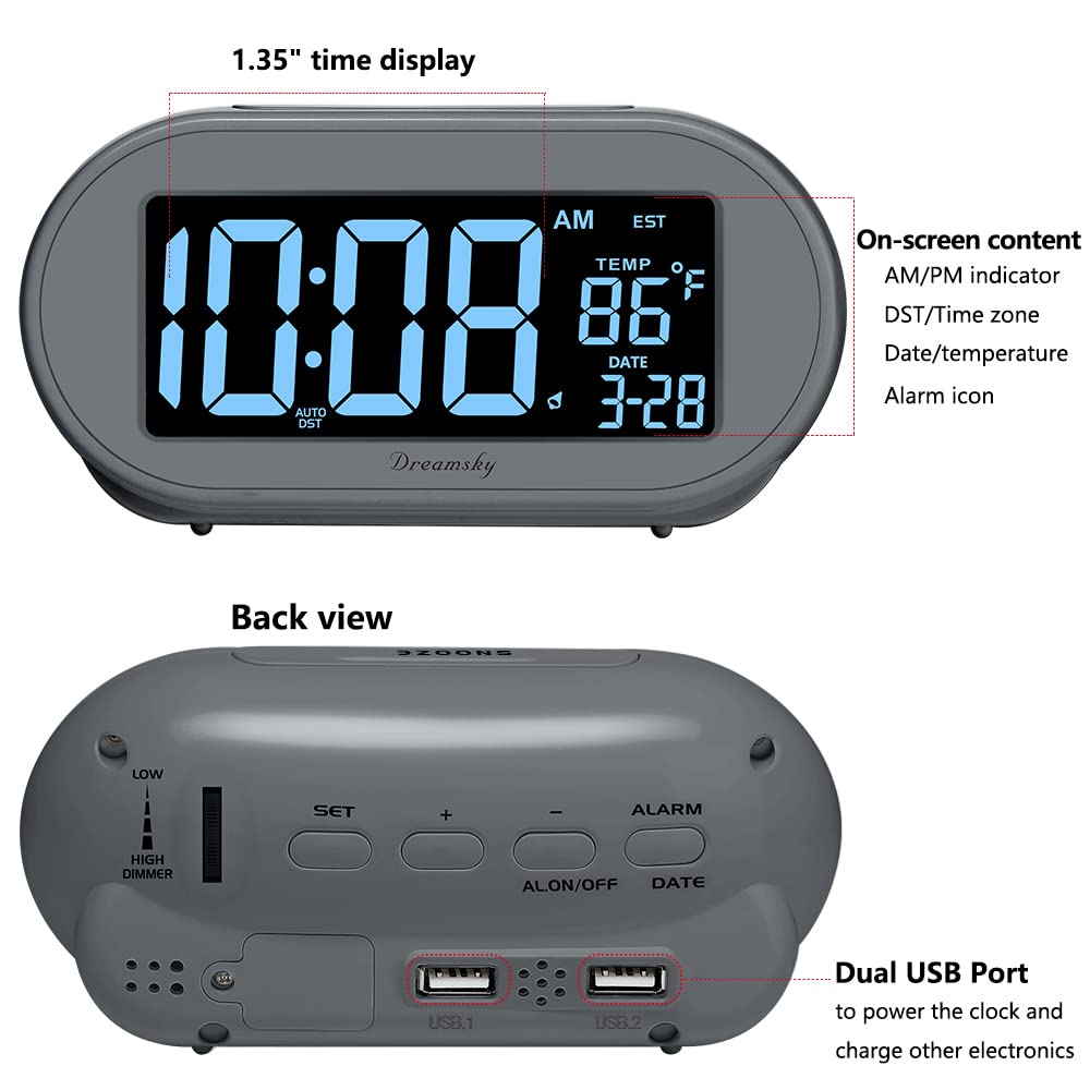 DreamSky plug-in design keeps cords neat and devices ready.
