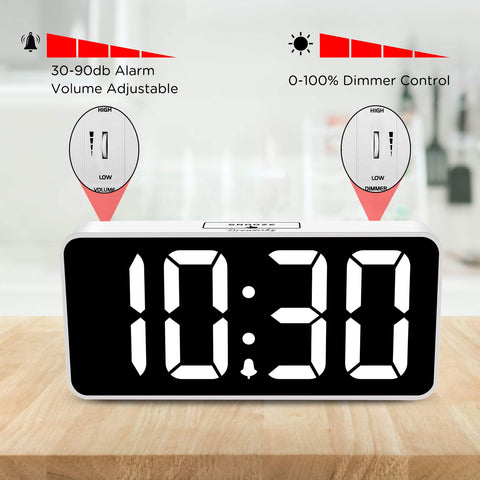 DreamSky adjustable alarm volume helps wake you gently when needed.