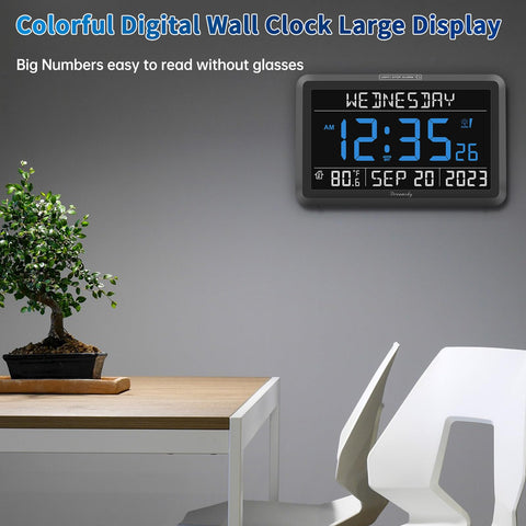 DreamSky clock auto-dimmer adjusts brightness for day and night comfort.