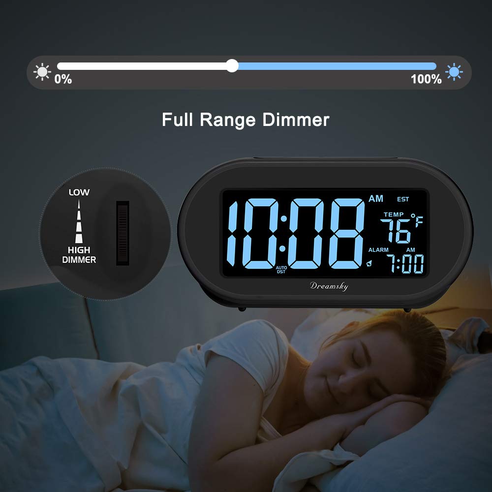 DreamSky clock with auto DST and time zone auto-adjustment feature.