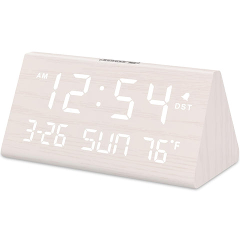 DreamSky digital alarm clock display with large numbers for easy viewing.