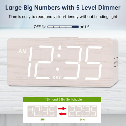DreamSky daylight saving time feature keeps accurate time automatically.