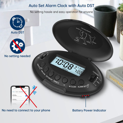 DreamSky five-level vibration alarm with adjustable wake intensity