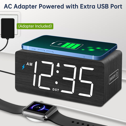 DreamSky alarm with adjustable volume and battery backup for reliability.