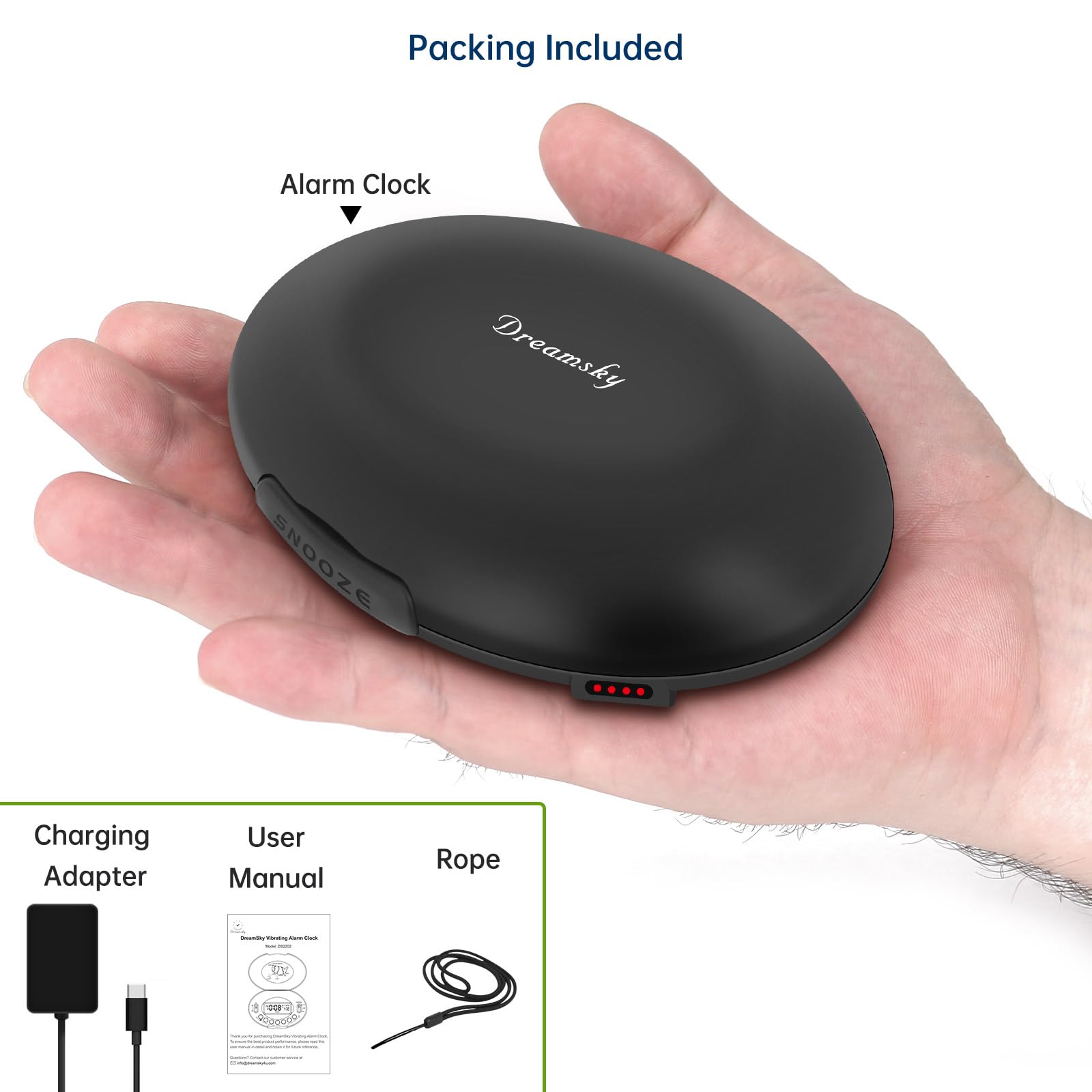 DreamSky gift-worthy alarm clock for heavy sleepers and families