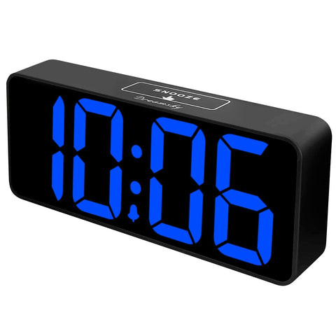 DreamSky 9-inch large display alarm clock improves visibility.
