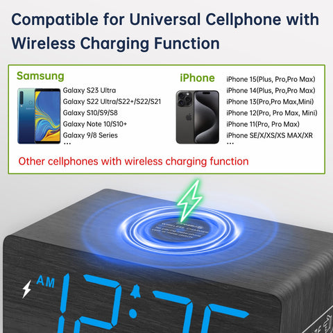 DreamSky large 1.8-inch digits display for quick bedside readability