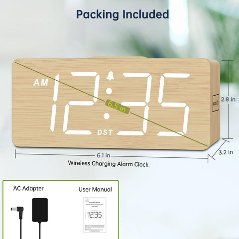DreamSky wooden look suits any bedside decor as a thoughtful gift.